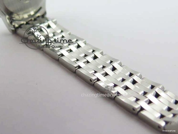 0310 De Ville 27mm Ladies MK 1:1 Best Edition White MOP Diamond Markers On SS Bracelet Ronda Quartz MoistureWicking 8190